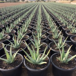 Aloe Vera (Aloe vera) in 2L container, 20cm total height, nursery-grown in Alicante
