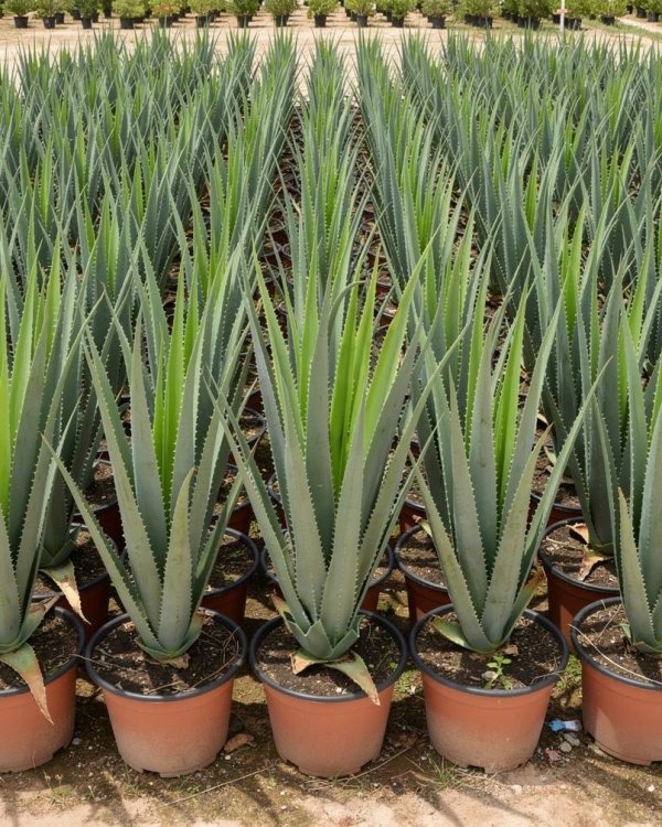 Aloe vera nursery-grown in Alicante