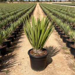 Spineless Yucca (Yucca elephantipes) in 10L container, 12cm trunk circumference, nursery-grown in Alicante
